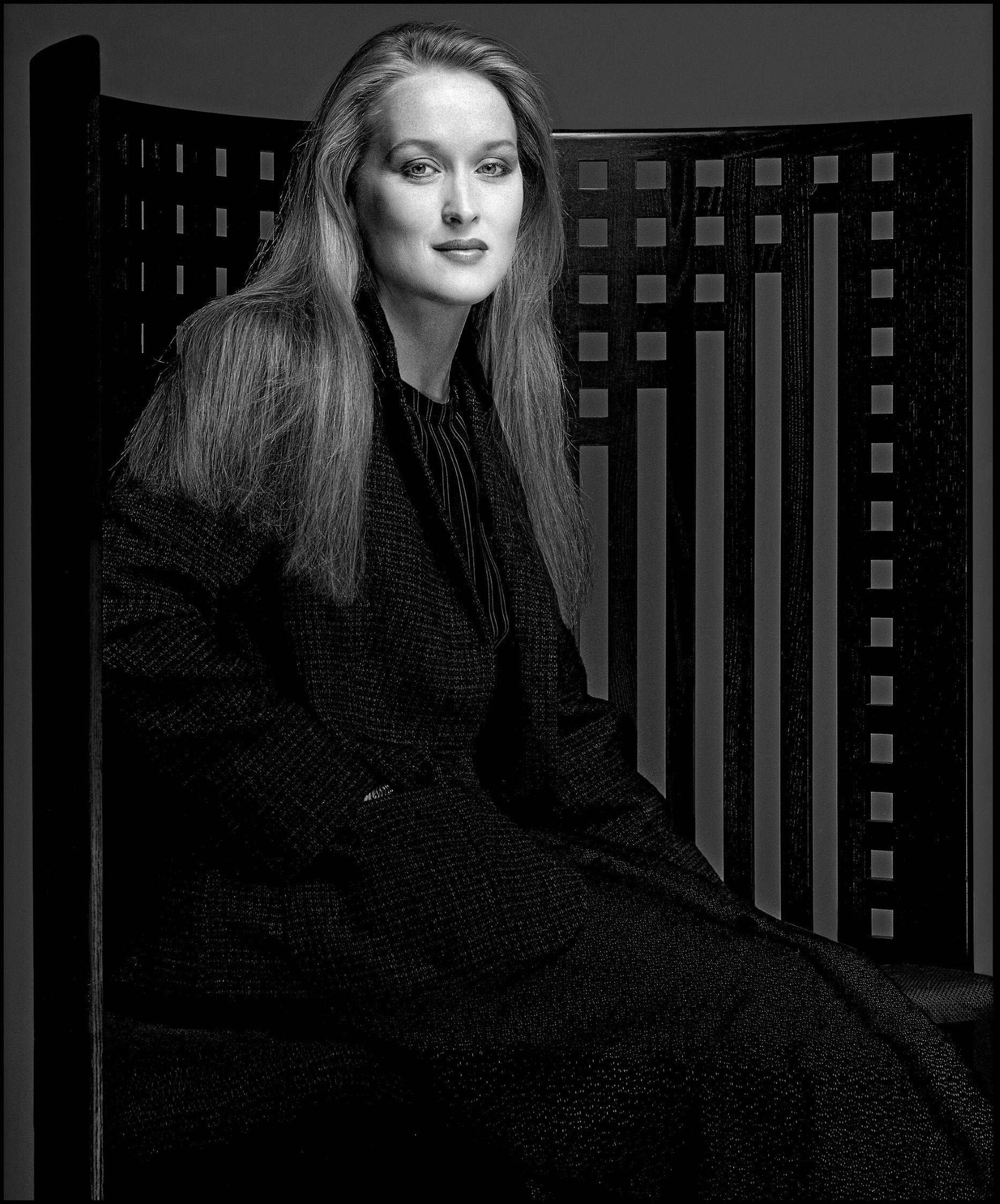 Meryl Streep in Macintosh chair